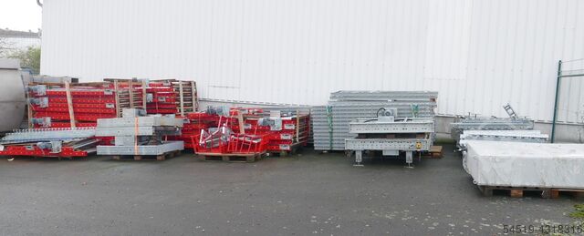 Palettenförderband /Rollenbahn + Antrieb Langhammer 