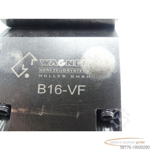 Component  Wagner Werkzeugsysthem B16-VF Tangential Werkzeug Gewinde Rollenkopf 001/003