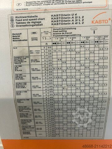 Vollautomatische Horizontale Bandsäge KASTO KASTOtwin A 4