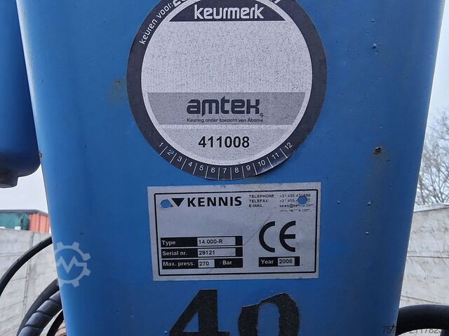 Ladepritsche mit Wänden KWB P-483 STENENTRAILER KENNIS 14 TM