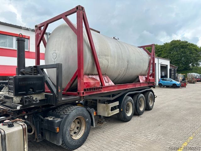 Tanker semitrailer SCHMIDT CKSA 10/22-20 Containerkippchassis Tank