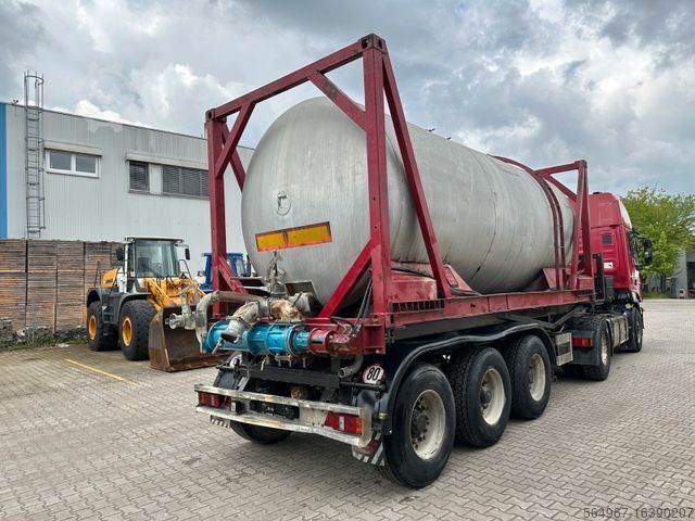Tanker semitrailer SCHMIDT CKSA 10/22-20 Containerkippchassis Tank