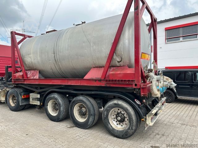 Tanker semitrailer SCHMIDT CKSA 10/22-20 Containerkippchassis Tank