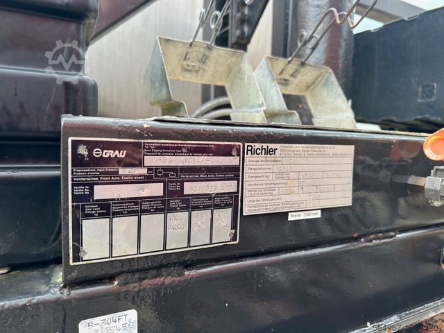 Tanker semitrailer SCHMIDT CKSA 10/22-20 Containerkippchassis Tank