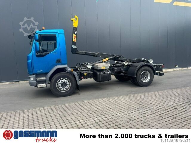 Roll-off tipper truck DAF LF 290 FA 4x2, Nebenantrieb, Navi