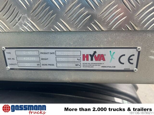 Roll-off tipper truck DAF LF 290 FA 4x2, Nebenantrieb, Navi