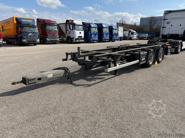 Open trailer with tarp Wecon WECON AWZ 218 Zentralachse
