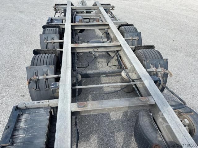 Open trailer with tarp Wecon WECON AWZ 218 Zentralachse