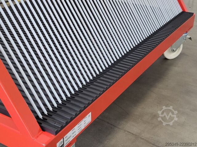 Harp racks, 60 loading slots GLASS LOGISTICS FW 60