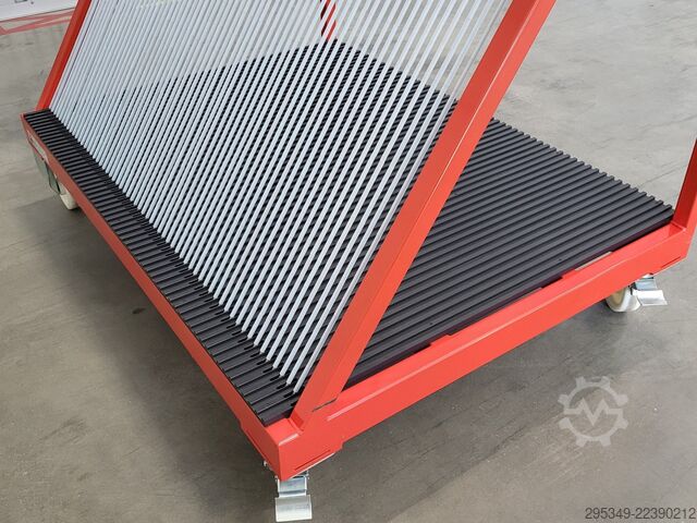 Harp racks, 60 loading slots GLASS LOGISTICS FW 60