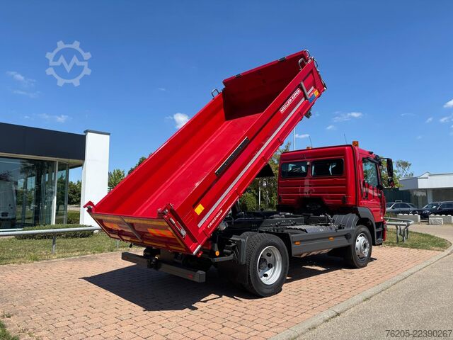 Three-sided tipper truck Mercedes-Benz 1530 K AHK AUT SpurH