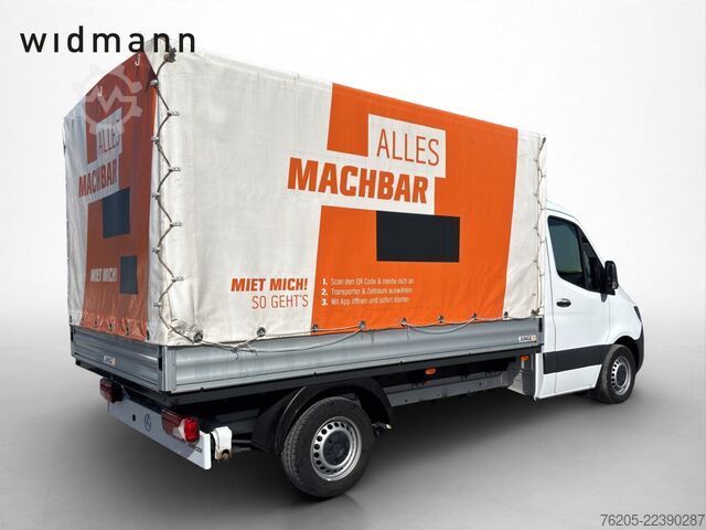 Curtain sider van Mercedes-Benz Sprinter 315 CDI Pritsche Standard KlimaA