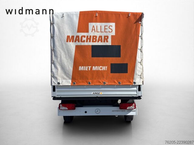 Curtain sider van Mercedes-Benz Sprinter 315 CDI Pritsche Standard KlimaA