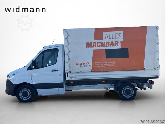 Curtain sider van Mercedes-Benz Sprinter 315 CDI Pritsche Standard KlimaA