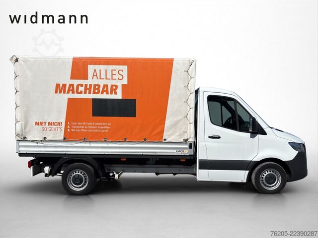 Curtain sider van Mercedes-Benz Sprinter 315 CDI Pritsche Standard KlimaA