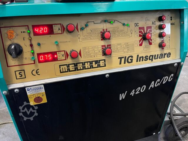 Schweißgerät Schweißanlage Merkle W 420 AC/DC TIG Insquare