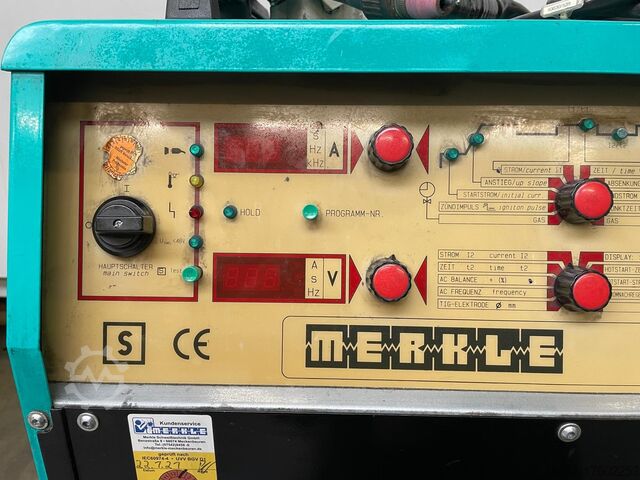 Schweißgerät Schweißanlage Merkle W 420 AC/DC TIG Insquare