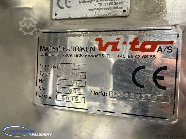 Tankwagen Volvo FH 750 6x2, Retarder, 15000 Liter RVS tank