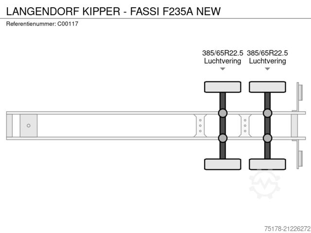 Kipper LANGENDORF KIPPER - FASSI F235A NEW
