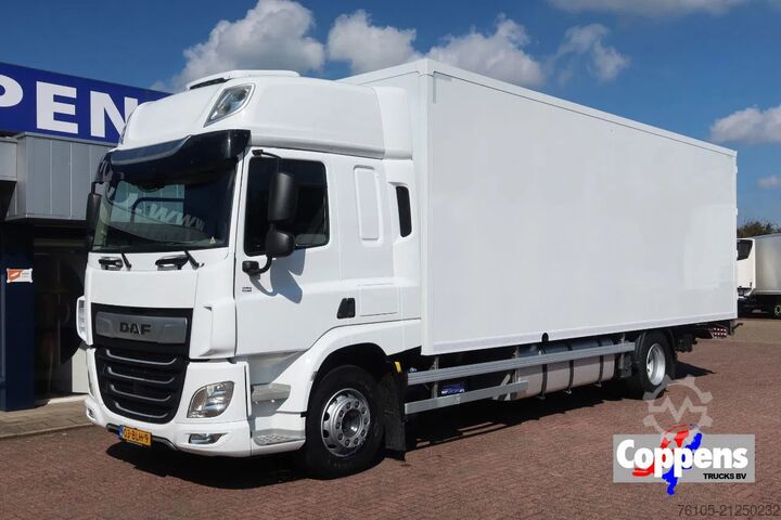 Box body DAF CF 410 Bak+Klep Dhollandia 2.000 kg Slaapcabine