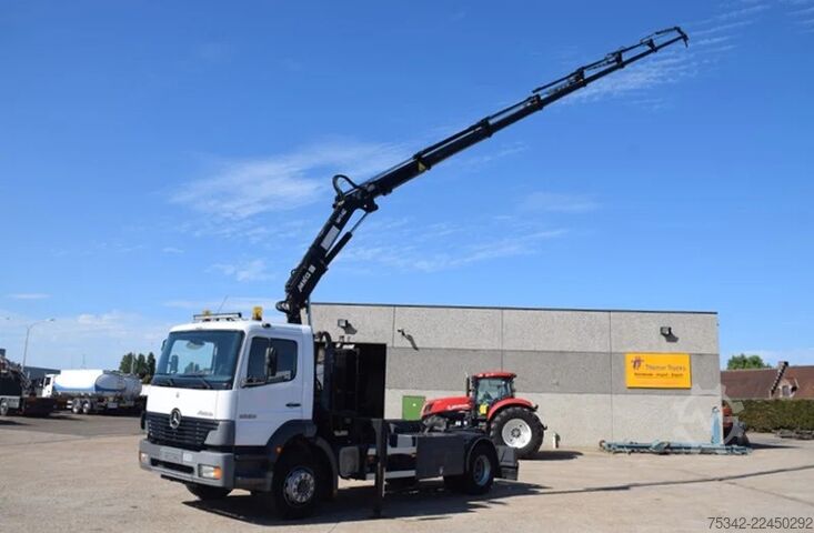 Hook arm system Mercedes-Benz Atego 1823 +Hooklift + MKG crane - 6x hydraulic