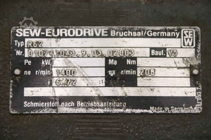 Getriebe 1: 6,721 SEW-Eurodrive R62