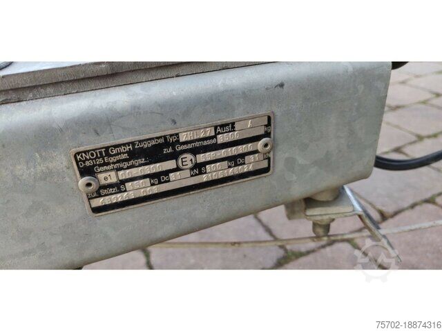 Car carrier trailer Hulco Carax-3 Plattformanhänger mit Rampen