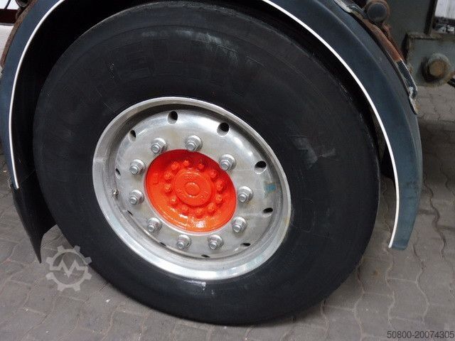 Three-way tipper trailer KWB A-182, Hinterkipper, Alu-Chassis, 16m³, SAF