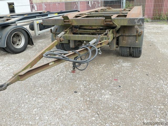 Abrollanhänger HÜFFERMANN HKA 18.70, Außenroller, Zwillingsreifen, BPW