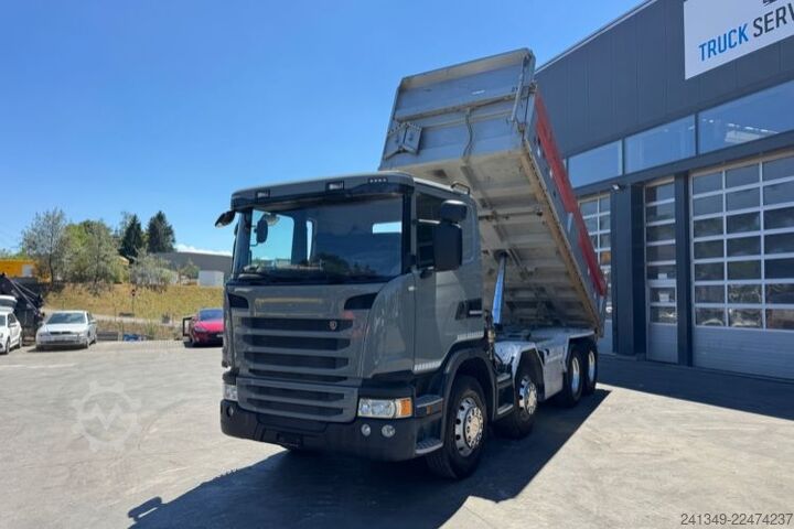 Concrete mixer truck SCANIA G450 8x4 SWS Mischer/Kipper