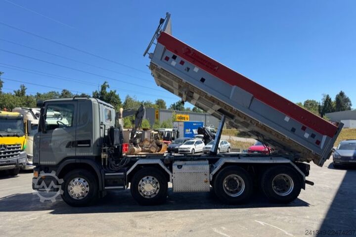 Concrete mixer truck SCANIA G450 8x4 SWS Mischer/Kipper