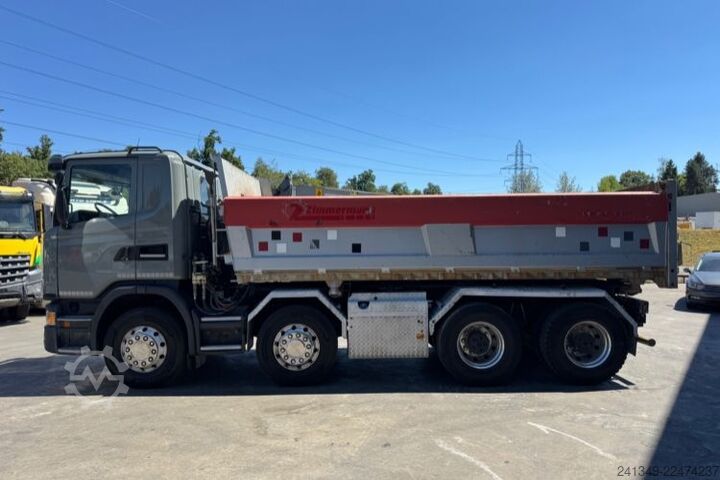 Concrete mixer truck SCANIA G450 8x4 SWS Mischer/Kipper