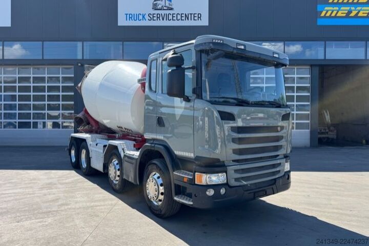 Concrete mixer truck SCANIA G450 8x4 SWS Mischer/Kipper