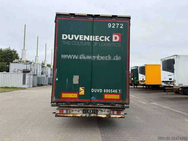 Open semitrailer with tarp KRONE SD PritschePlane Mega Edscha