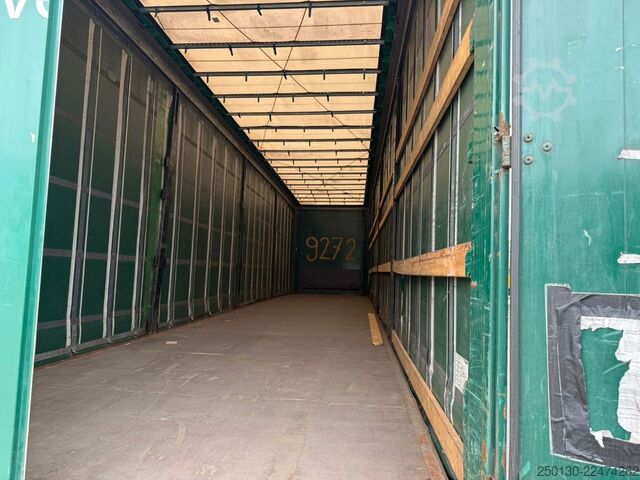 Open semitrailer with tarp KRONE SD PritschePlane Mega Edscha