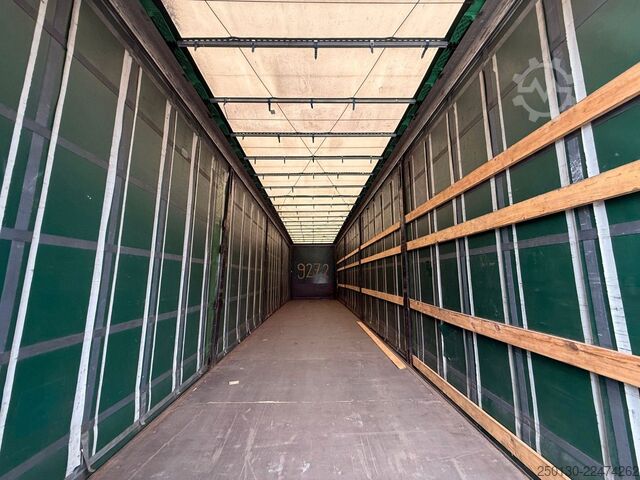 Open semitrailer with tarp KRONE SD PritschePlane Mega Edscha