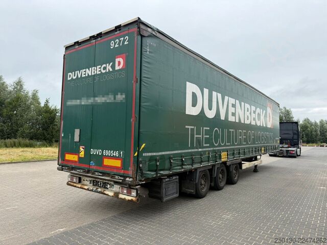 Open semitrailer with tarp KRONE SD PritschePlane Mega Edscha