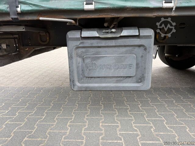 Open semitrailer with tarp KRONE SD PritschePlane Mega Edscha