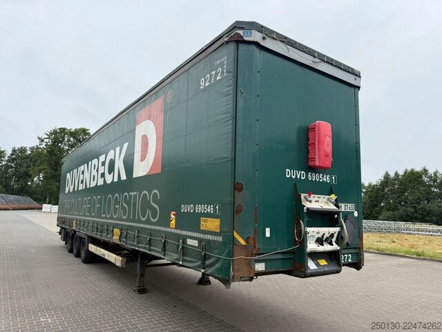 Open semitrailer with tarp KRONE SD PritschePlane Mega Edscha