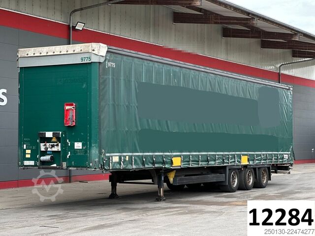 Open semitrailer with tarp SCHMITZ CARGOBULL SCB*S3T MegaTrailer Curtainsider Edscha