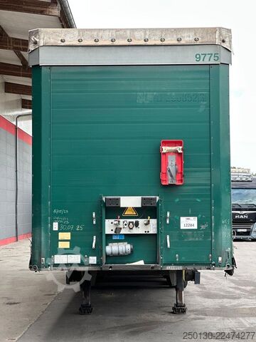 Open semitrailer with tarp SCHMITZ CARGOBULL SCB*S3T MegaTrailer Curtainsider Edscha