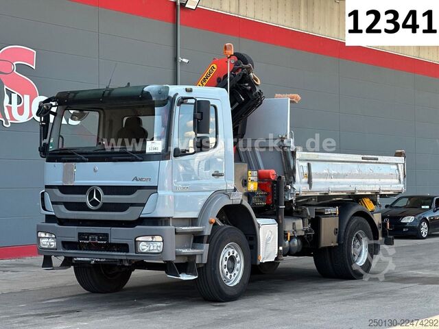 Three-sided tipper truck MERCEDES-BENZ Axor 1833 K MEILLER & PALFINGER PK18002 LK 13m.