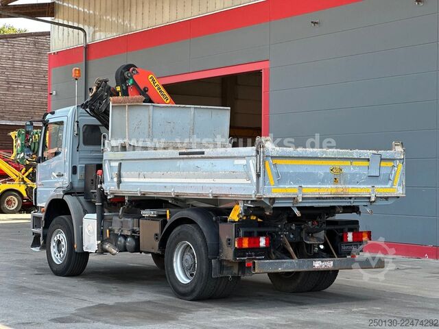 Three-sided tipper truck MERCEDES-BENZ Axor 1833 K MEILLER & PALFINGER PK18002 LK 13m.