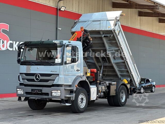 Three-sided tipper truck MERCEDES-BENZ Axor 1833 K MEILLER & PALFINGER PK18002 LK 13m.
