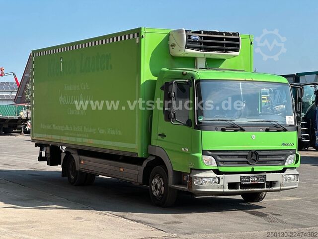 Refrigerator body van MERCEDES-BENZ Atego 813 4x2 BB CARRIER Kühlkoffer DAUTEl LBW