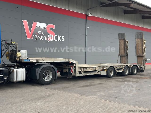 Low loader semitrailer MÜLLER-MITTELTAL TS3 Rm Lenk/Lift Radmulden Hydraulik/Rampen
