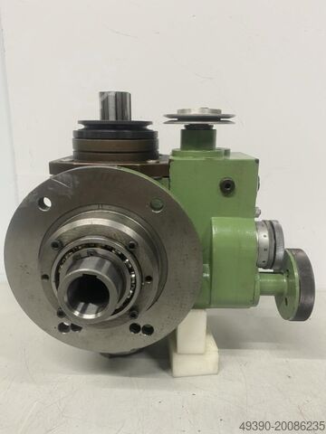 Vertikalfräskopf, Fräskopf, Winkelfräskopf SK 40, Winkelkopf SK40, Vertikalkopf für Fräsmaschine MAHO MH300 oder MH400