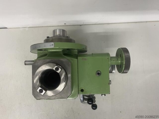 Vertikalfräskopf, Fräskopf, Winkelfräskopf SK 40, Winkelkopf SK40, Vertikalkopf für Fräsmaschine MAHO MH300 oder MH400