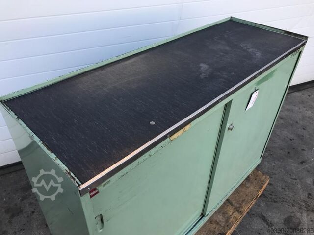 Metallschrank, Werkstattschrank, Lagerschrank mit 2 Schiebetüren, Werkzeugschrank wie LISTA - Schubl VIDMAR BORIK