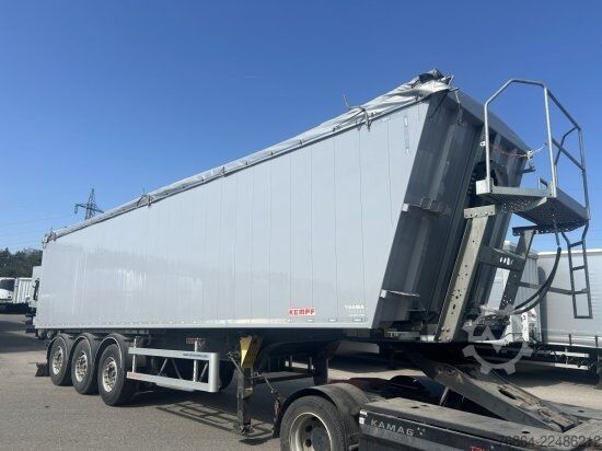 Kipper Auflieger KEMPF SKM 39 ALU-KASTENMULDE 55M³ ROLLPLANE